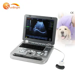 Mesin 3D vet ultrasound, dokter hewan portabel pemindai ultrasound instrumen medis ultrasound