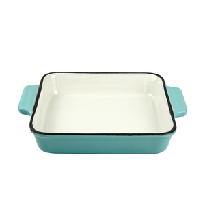 <span class=keywords><strong>Teglia</strong></span> da Forno Rettangolare Ecologica 22CM, Mini <span class=keywords><strong>Teglia</strong></span> in Ghisa Smaltata per Pane - Product Image 1
