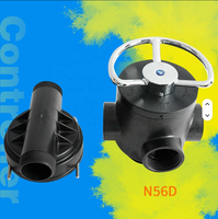 Vanne de contrôle de traitement de l'eau Runxin F56E, vanne manuelle multi-ports pour filtre ou adoucisseur, tête de vanne avec garantie d'un an, 2000 L/heure