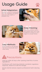 Factory Wholesale 50g Chicken/Fish Flavour Dog Dental Care Probiotic Pet <b>Cat</b> Dog Toothpaste - Product Image 6