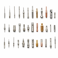 Connecteurs de précision en laiton plaqué or usinés CNC sur mesure, broches conductrices, fiches bananes, sondes pour modèles RC électroniques
