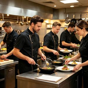Uniforme de chef personnalisé pour cuisine, restaurant, hôtel - Product Image 3