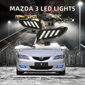 Nuove Luci Diurne a LED 12V per Mazda 3 2007-2009, Fari Fendinebbia di Alta Qualità, Accessori Auto in Stock - Product Image 2