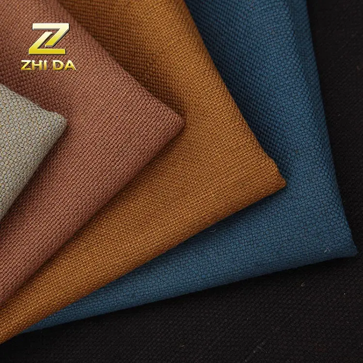 2020 cotton linen blend fabric woven for bags use cotton linen factory price