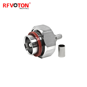 Conector RF DIN L29 7/16 Tipo Macho, <span class=keywords><strong>Pin</strong></span> Recto para Crimpar, para Cable Coaxial RG58 LMR200 LMR195 - Product Image 3