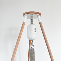 Support de berceau pour bébé en bois de hêtre éco-certifié Conception à montage rapide pour la maison et l'extérieur Style européen pour la chambre et le salon