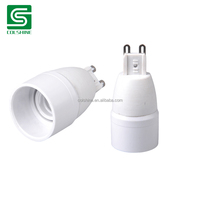 Adaptateurs de connecteurs G9-E14 de haute qualité, convertisseur de douille de lampe en plastique à vis, certifié, longue durée de vie