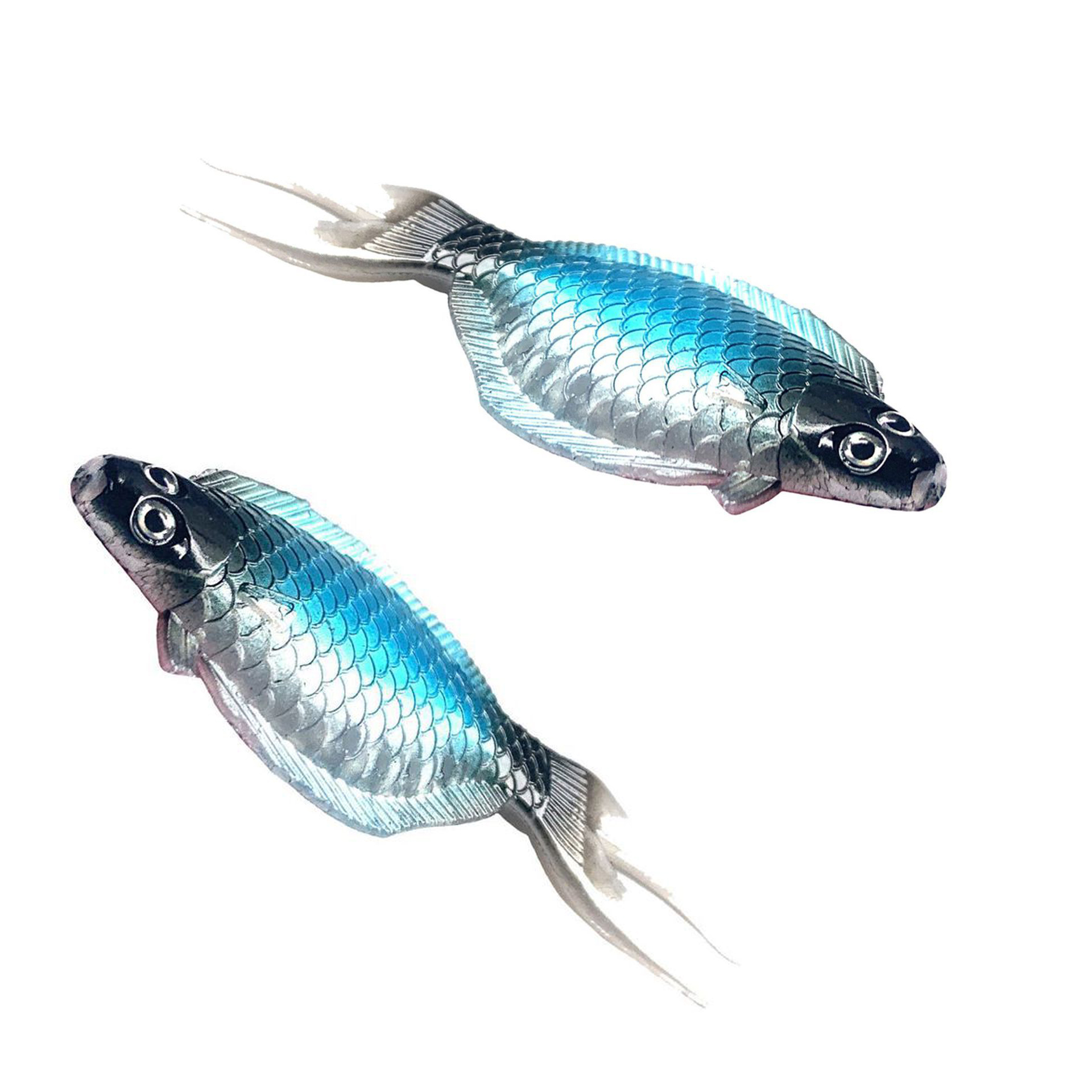 Leurre Souple SODIAL Or – Appât Silicone Imitation Poisson Pour Bar Et Poisson-chat