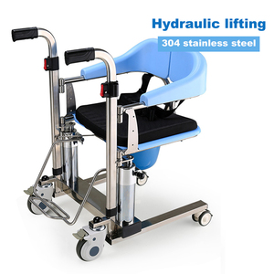 Silla de Inodoro Ajustable con Ruedas para el Cuidado en el Hogar, Equipo de Seguridad para Baño, para el Traslado de Pacientes Mayores y Uso en el Inodoro - Product Image 5