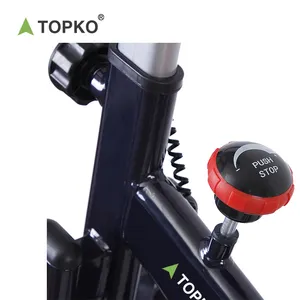 TOPKOコマーシャルホーム中古スマートジムフィットネスブラックバイクドスピン屋内エクササイズ磁気抵抗フィットスピンバイク