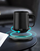 Tasses à café intelligentes chauffantes électriques en acier inoxydable 316 de 12 oz et 16 oz avec contrôle de température via application électronique – Vente en gros