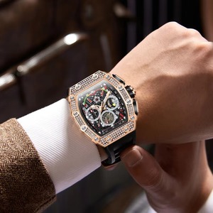 Nouvelle Montre de Luxe Tendance pour Homme Drioshipping, Montre Automatique Iced Out, Sportive, Étanche, Mécanique, pour Homme - Product Image 4