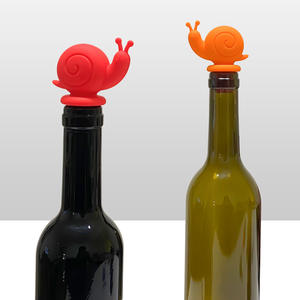 Yenilik salyangoz silikon şarap şişesi stoper - Product Image 1