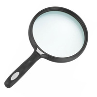 Loupe à main lentilles, outil de poche 89080 Jumbo 5 pouces, livre loupe