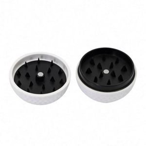 Golf Ball Shape White Acrylic <b>Herb</b> <b>Grinder</b> D43mm Smoking <b>Grinder</b> Round Ball Tobacco <b>Grinder</b> - Product Image 3