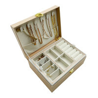 Boîte de voyage multi-compartiments en papier d'art de luxe pour bagues, boucles d'oreilles, colliers avec personnalisation de marque