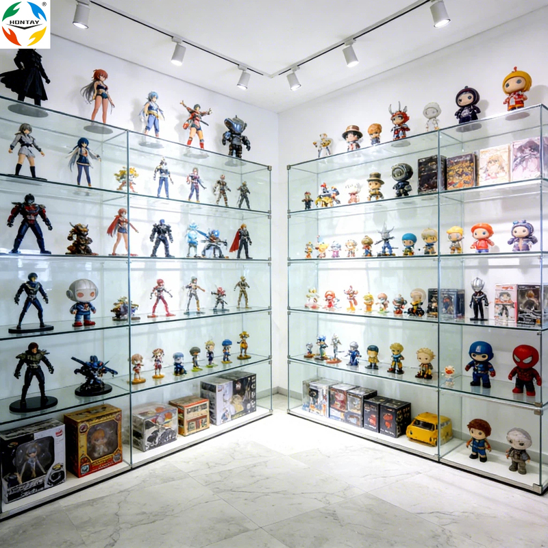 High Quality LED Glass Display Cabinet