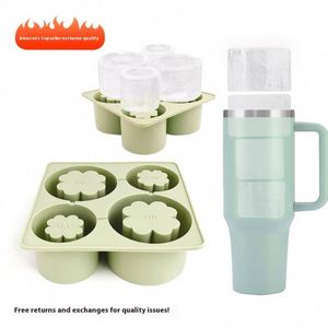 Silicone Ice Cup 4 PC Ice Mold <b>Set</b> Easy-to-Use Ice Cream Maker <b>Tools</b> for <b>Kids</b> Sustainable - Product Image 5