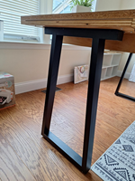 Pieds de table en forme d'épingles à cheveux pour table de jardin, terrasse et sièges d'extérieur