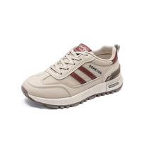 2026 Explosions Spring Baskets de running et de voyage coréennes style Dad Shoes, respirantes, à semelle épaisse, à lacets, rétro, à semelle souple en PVC