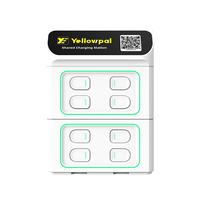 Station de partage de batteries externes intelligentes avec fonction de location de ventilateurs portables, terminal de paiement POS et solution de charge rapide