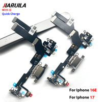 Carte de charge USB en gros pour iPhone 16 et 17, composants de rechange pour chargeur, pièces détachées de téléphone, câbles flexibles pour téléphone portable