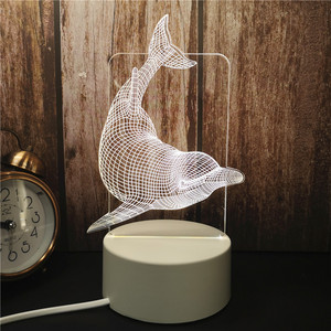 Mer <span class=keywords><strong>elf</strong></span> et sirènes sur blanc socles 3D lumière nuit - Product Image 2