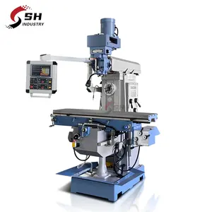 Ağır düşük maliyetli X6336 üniversal freze makinesi cnc metal freze delme makinesi