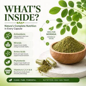 Cápsulas de Moringa Premium Privadas Disponibles <span class=keywords><strong>en</strong></span> Stock, Ricas <span class=keywords><strong>en</strong></span> Vitaminas Esenciales y Aminoácidos, Píldoras de Polvo de Hoja de Moringa para el Apoyo Inmunológico - Product Image 5