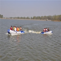 Bateau gonflable pliable personnalisé avec moteur, pour la pêche, rivière, lac, dinghy, en stock