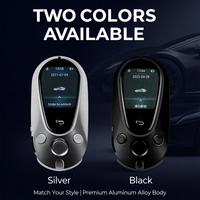 KAIFUTE CF700 Layar Sentuh Aluminium Alloy 4-Tombol Kunci Mobil Pintar Sentuh/Perak/Hitam/Garansi 1 Tahun/Kompatibel dengan Berbagai Jenis