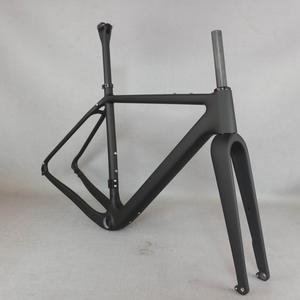 Bicicleta de Gravel 2020 de Fibra de Carbono con Cableado Interno, Cuadro de Carbono Completo, 700*45c, Ciclocross GR040 - Product Image 3