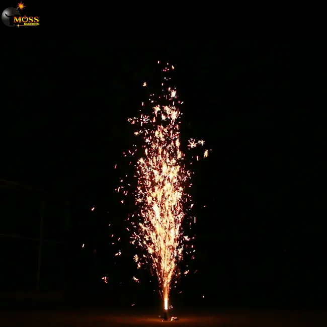 6M 60s Cold Fountain Feuerwerk Neujahr Hochzeit Feuerwerks körper Golden Pyro Feuerwerk
