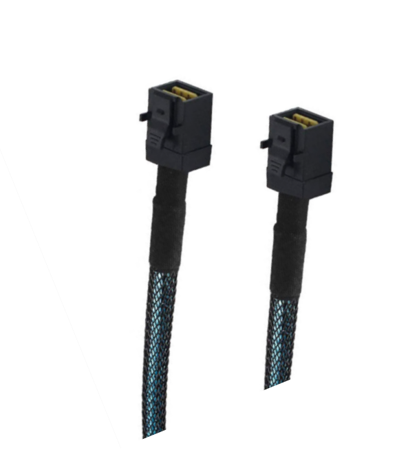 HONPNK MINI SAS HD SFF-8643 Straight Head to MINI SAS HD 8643 Straight Head Server Network Cable