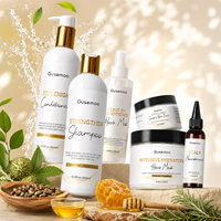 Shampooing et après-shampoing naturels sans sulfate pour la croissance saine des cheveux, masque en spray pour le traitement du cuir chevelu, hydratation et réparation, ensemble complet