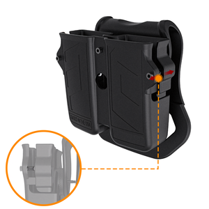 Polymer PA66 cường độ cao Tạp Chí <span class=keywords><strong>Pouch</strong></span> chiến thuật <span class=keywords><strong>Mag</strong></span> <span class=keywords><strong>Pouch</strong></span> Holster phổ đôi Stack <span class=keywords><strong>Mag</strong></span> <span class=keywords><strong>Pouch</strong></span> chủ Đen - Product Image 2