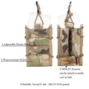 กระเป๋าผ้าอ๊อกซ์ฟอร์ด 500D/1000D วัสดุ PC กระเป๋าใส่แม็กกาซีนแบบยุทธวิธีสำหรับการล่าสัตว์และกีฬากลางแจ้ง - Product Image 3