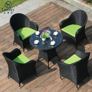 Ngoài trời Vườn mây dệt bàn ghế thiết lập cho sân ban công ăn uống - Product Image 2