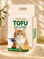OEM ODM Litière pour chat au tofu, faible dispersion, jetable aux toilettes, sable naturel pour chat, fournisseur en gros