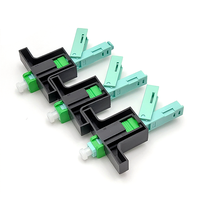 Connecteur rapide monomode SC UPC à fibre optique intégré, bleu, avec ferrules en céramique CCTC, pour usage domestique - Vente chaude