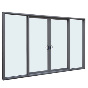 Fenêtre coulissante de Garage <span class=keywords><strong>en</strong></span> aluminium, fenêtres transparentes et double glaçage, pied nz - Product Image 1