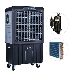 Ar condicionado portátil, ar condicionado refrigerado à água sistema central de ar condicionado