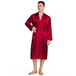 Abito da sposa sposo abito da uomo lungo Cardigan di grandi dimensioni per <span class=keywords><strong>la</strong></span> casa - Product Image 4