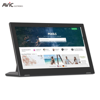 Soporte de Escritorio en Forma de L para Tablet Táctil Android Todo en Uno, Tablet Android Delgada de 10.1 Pulgadas para Pedidos de Comida