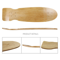 En gros 7ply Oem Personnalisé Blanc D'érable Vieille École Patin Surf Planches À Roulettes