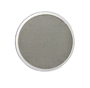 Personalizzare 10 25 100 200 micron 304 rete metallica in acciaio inox filtro a disco in metallo