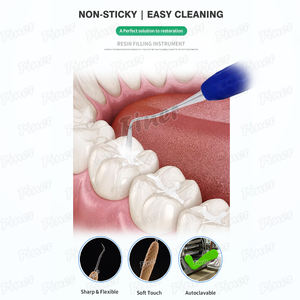 7pcs Set Silicone Poignée Composite Dent Remplissages Dentaire Composite Remplissage Instruments - Product Image 6