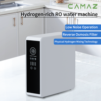 Purificateur d'eau riche en hydrogène CAMAZ Electric 400G 1200G en acier inoxydable pour comptoir, filtration 0,0001 micron, 80L/H, extérieur