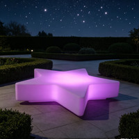 Lampe LED Lumineuse en Plastique IP65, Forme Étoile, Créative, pour Extérieur, Lune, Étoile à Cinq Branches, Grande, Solaire, Télécommandée, Noël