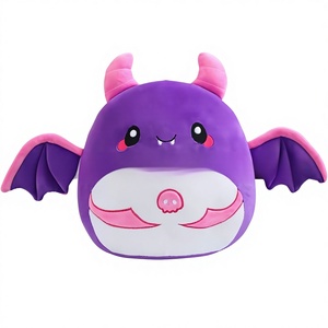 Peluche de Halloween de Algodón PP Súper Suave, Muñeco de Peluche de Murciélago, Decoración de Pequeño Diablo, Regalo para Bebés y Niños, Edición Limitada Mini - Product Image 1